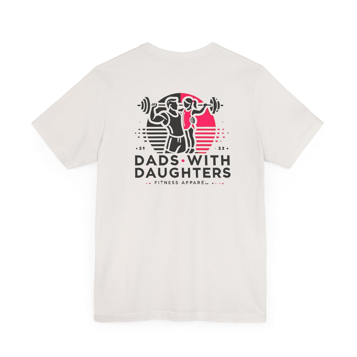 Bella Canvas-Dads with Daughters Fitness Jersey Short Sleeve T-Shirt