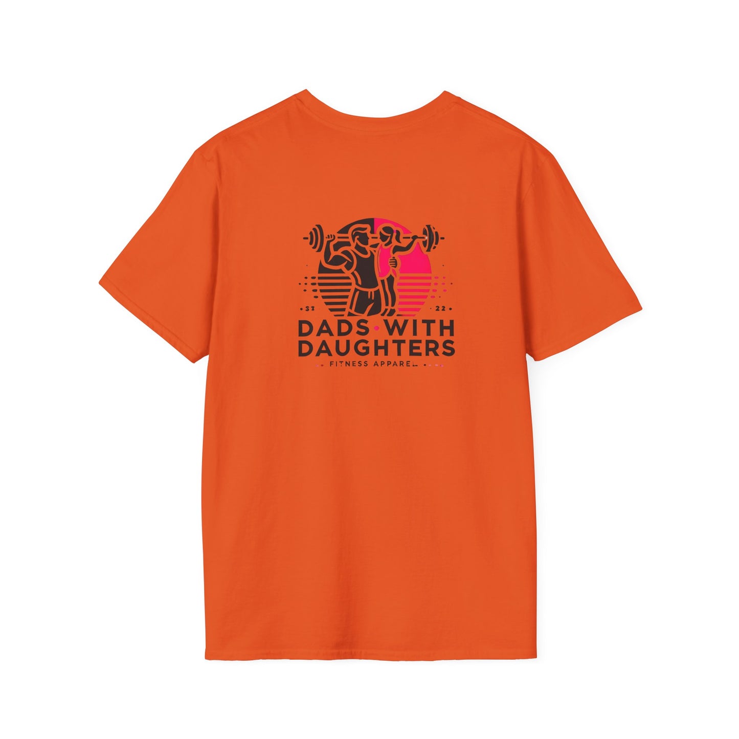Dad Daughter Fitness T-Shirt Lead Strong Live Strong Her First Hero