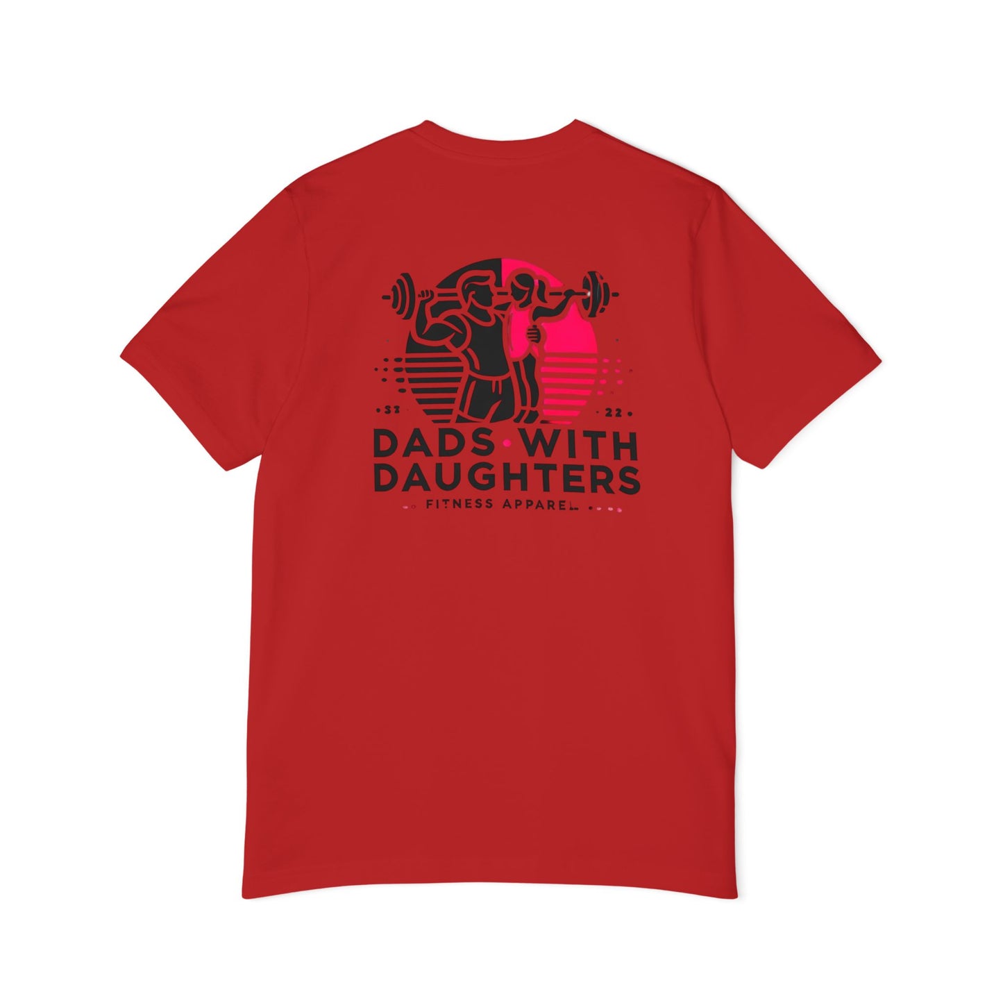 Bella Canvas-'Dads with Daughters' Fitness Short-Sleeve Jersey Tee