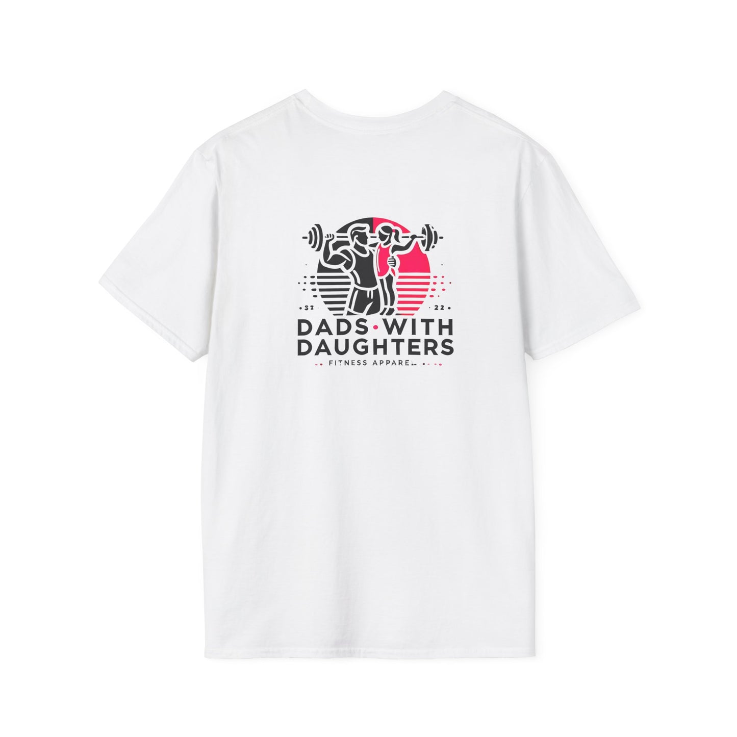 Dad Daughter Fitness T-Shirt Lead Strong Live Strong Her First Hero