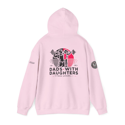 Gildan-Dads With Daughters Fitness Hoodie - Heavy Blend™ Sweatshirt