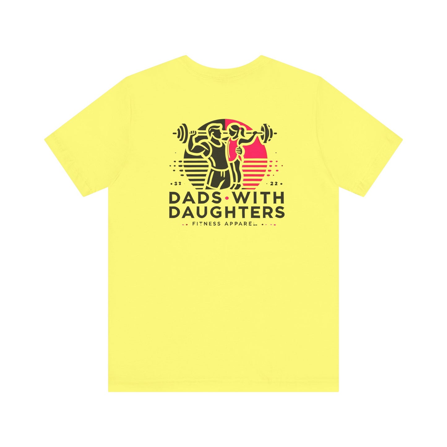 Bella Canvas-Dads with Daughters Fitness Jersey Short Sleeve T-Shirt