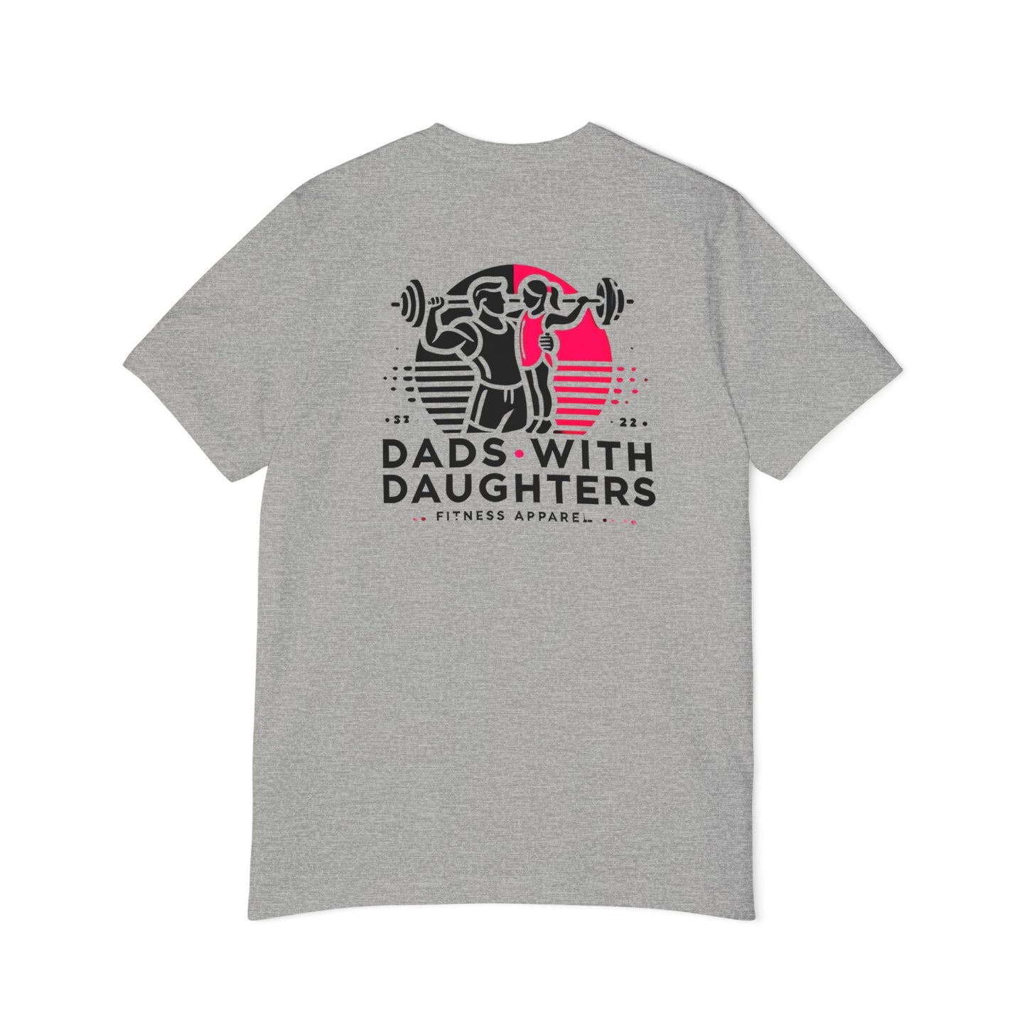 Bella Canvas-'Dads with Daughters' Fitness Short-Sleeve Jersey Tee