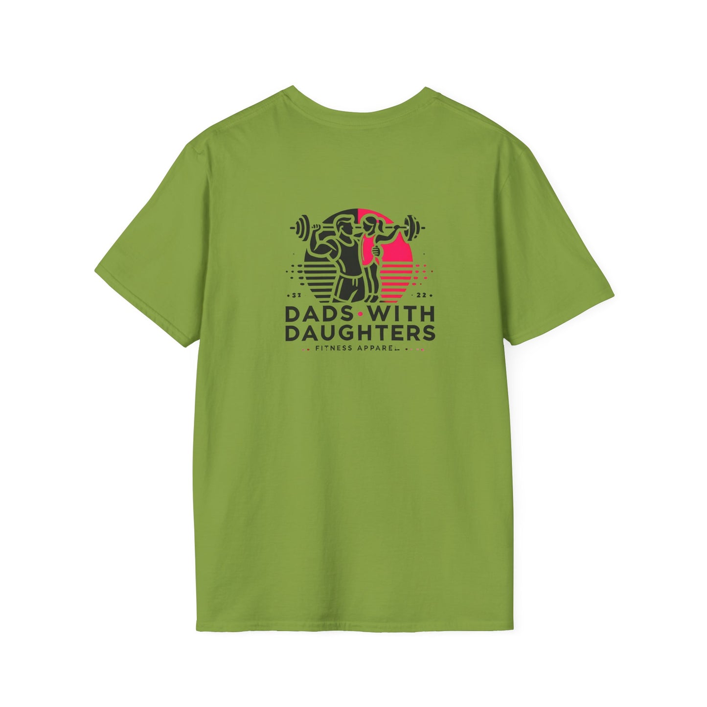 Dad Daughter Fitness T-Shirt Lead Strong Live Strong Her First Hero