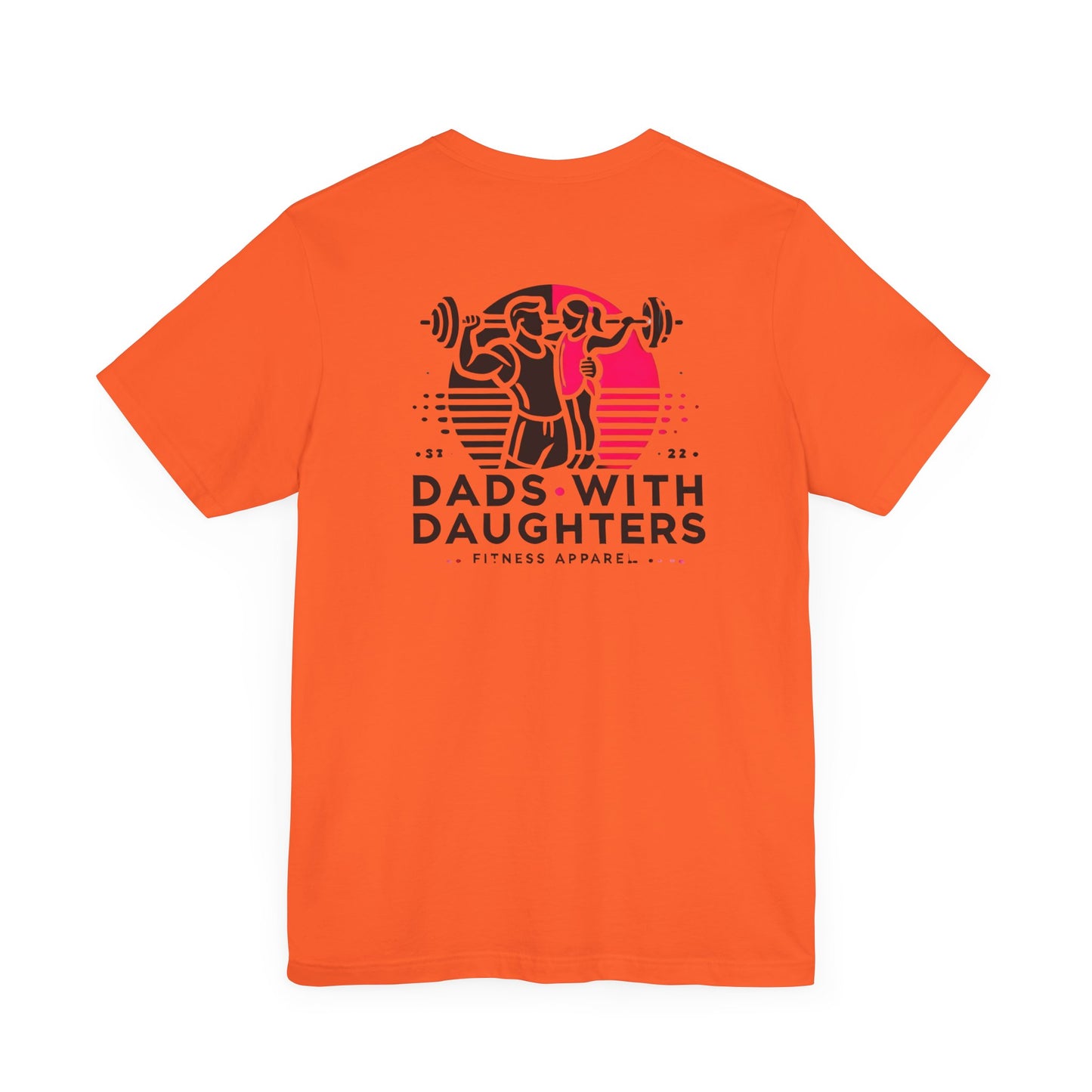 Bella Canvas-Dads with Daughters Fitness Jersey Short Sleeve T-Shirt