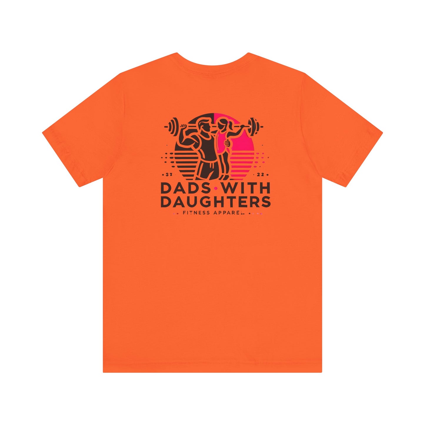 Bella Canvas-Dads with Daughters Fitness Jersey Short Sleeve T-Shirt