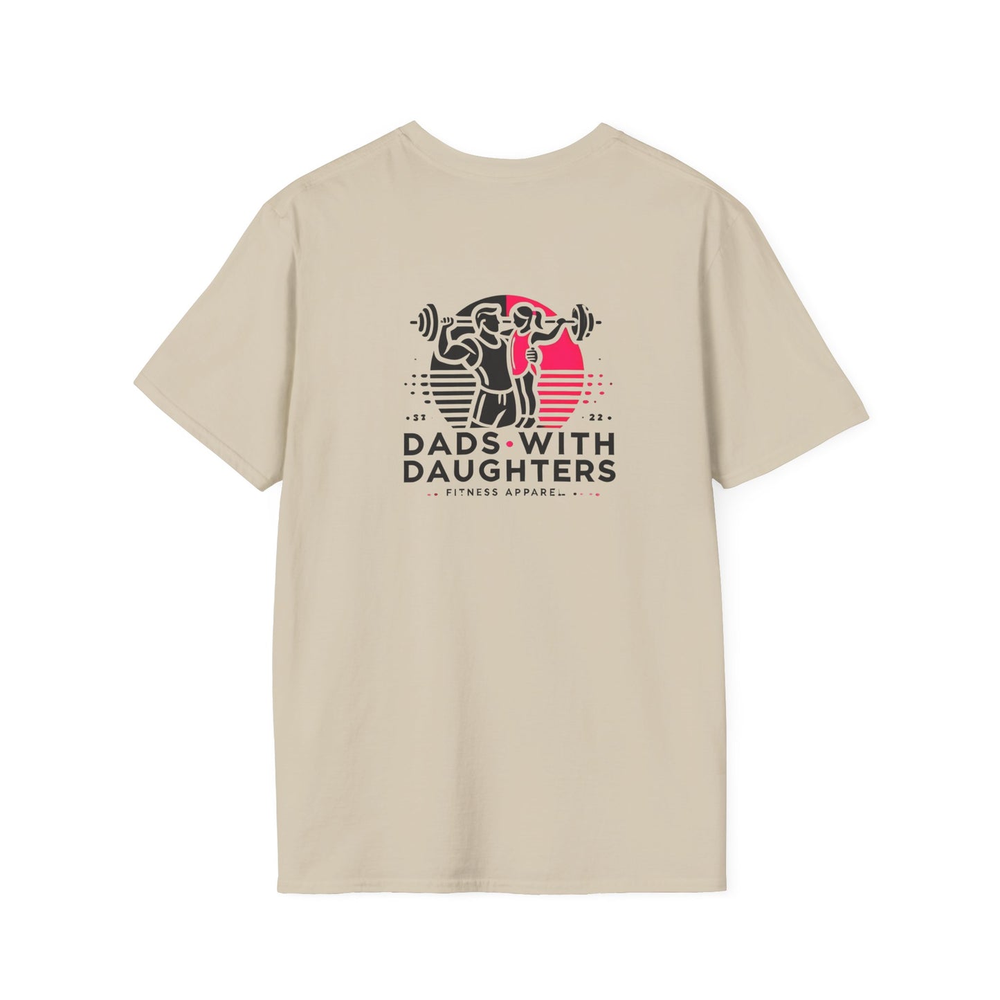 Dad Daughter Fitness T-Shirt Lead Strong Live Strong Her First Hero