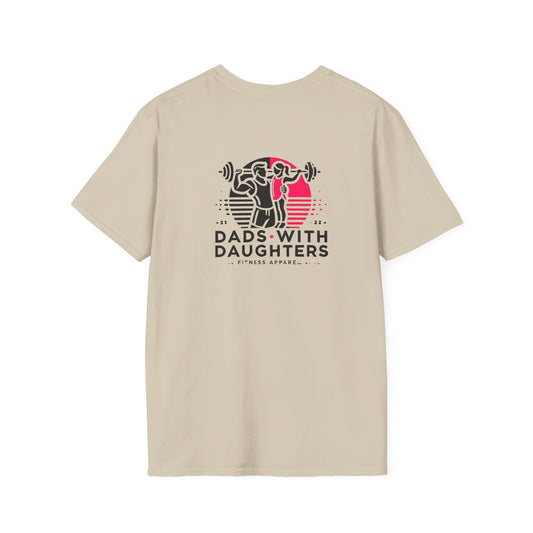 Dad Daughter Fitness T-Shirt Lead Strong Live Strong Her First Hero