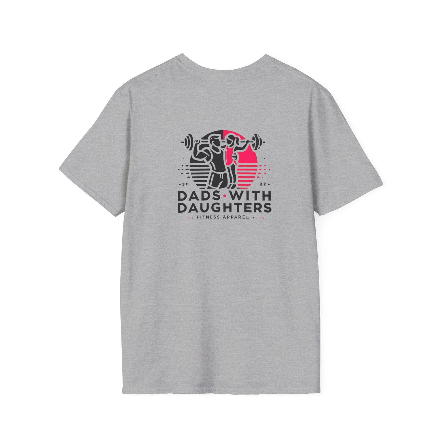 Dad Daughter Fitness T-Shirt Lead Strong Live Strong Her First Hero