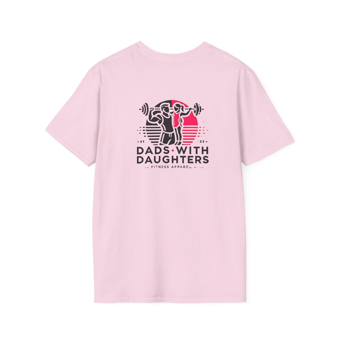 Dad Daughter Fitness T-Shirt Lead Strong Live Strong Her First Hero