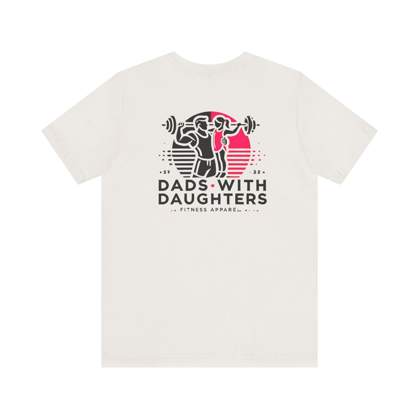 Bella Canvas-Dads with Daughters Fitness Jersey Short Sleeve T-Shirt