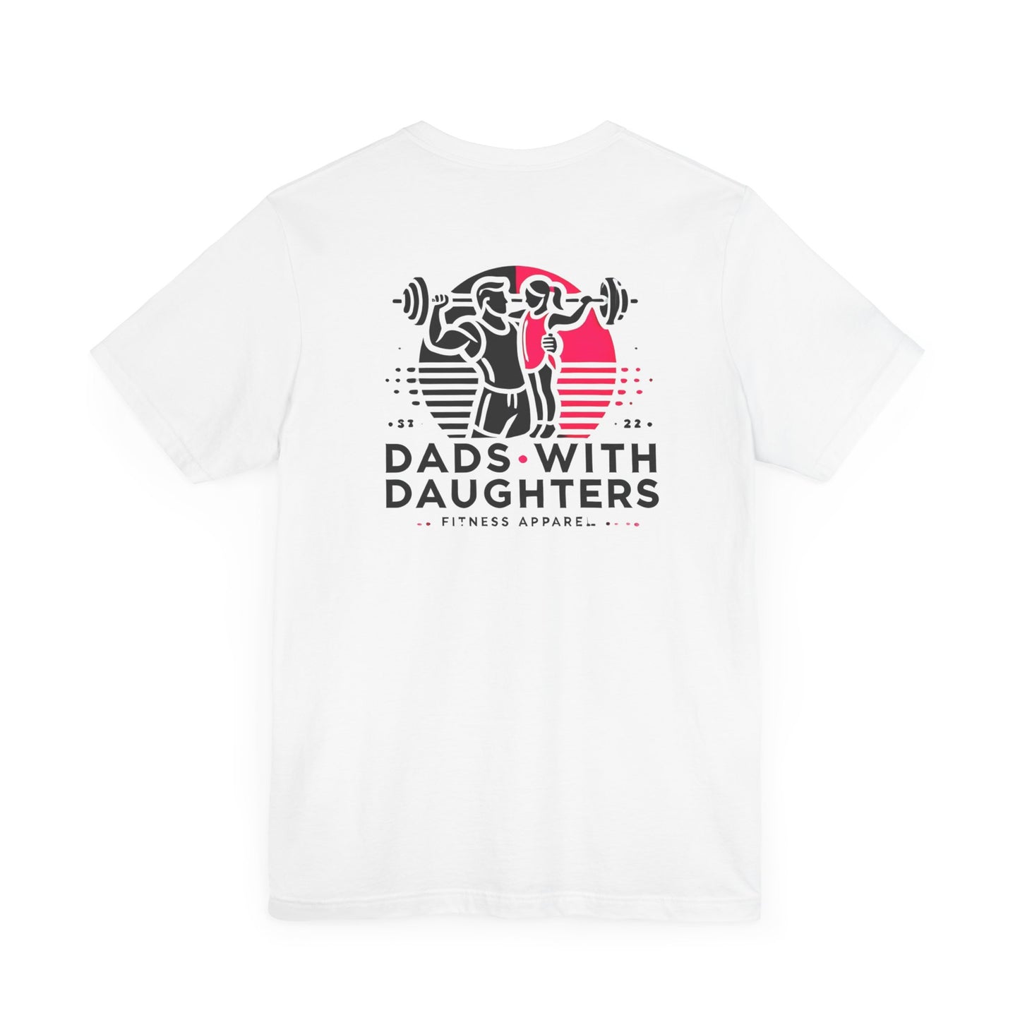 Bella Canvas-Dads with Daughters Fitness Jersey Short Sleeve T-Shirt