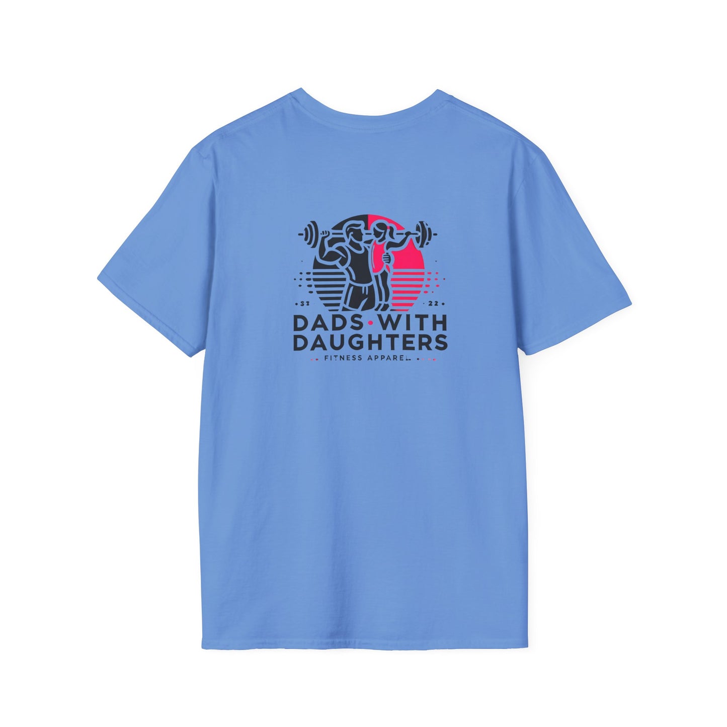 Dad Daughter Fitness T-Shirt Lead Strong Live Strong Her First Hero